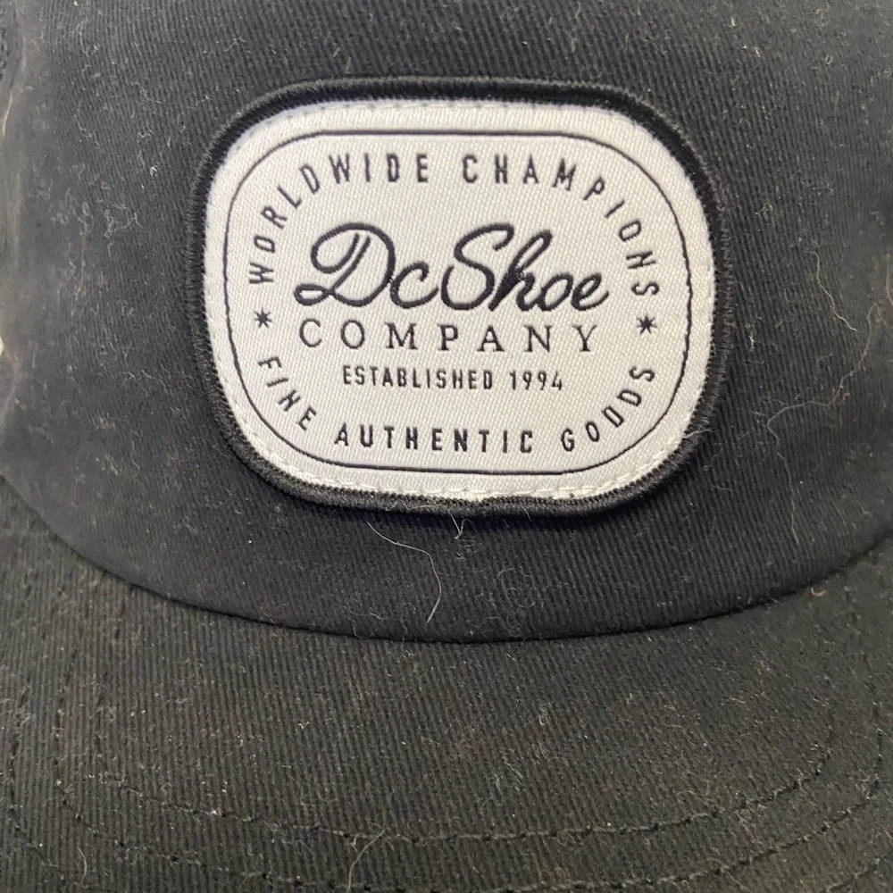 DC Shoes Black Patch Trucker